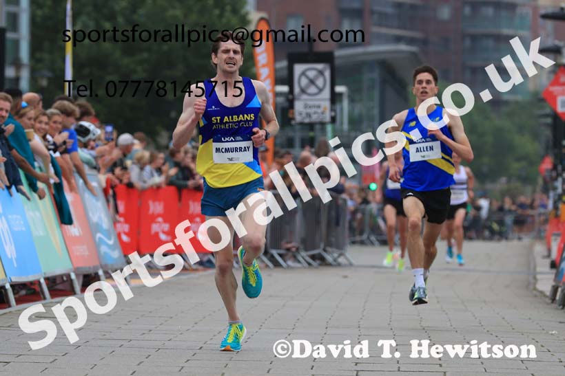 Mens 2024 UK Athletics 5k Road Champs., Newcastle/Gateshead Quayside.  Photo: David T. Hewitson/Sports for All Pics